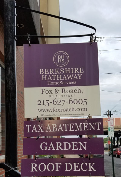 full real estate sign