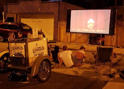 The Tree Brings Neighbors Out for a Night Out